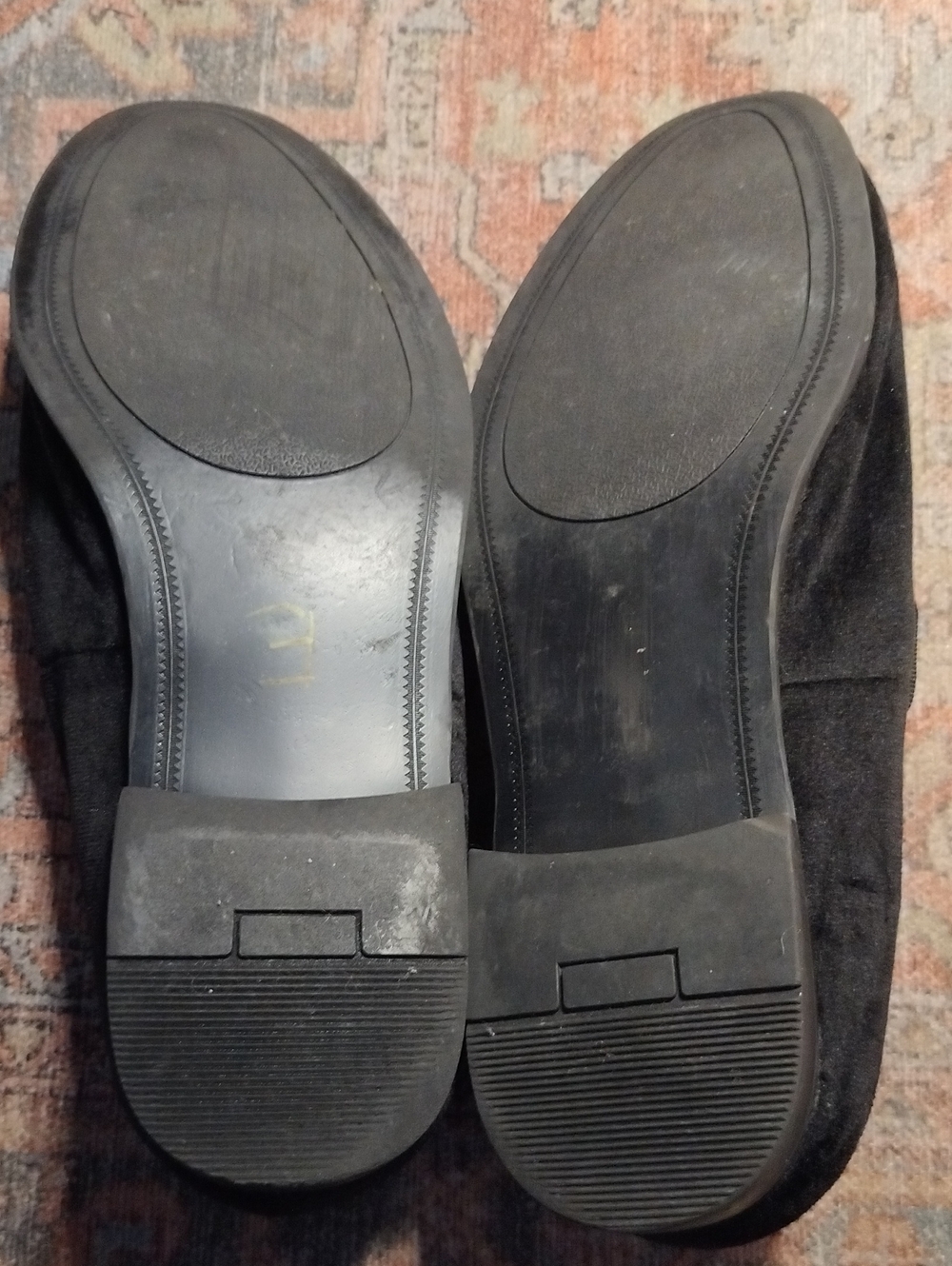 Inc. Concept Nova Black Velvet Men's Nova Gold Sequin Skull Loafer Slipper 10.5 - Picture 8 of 8